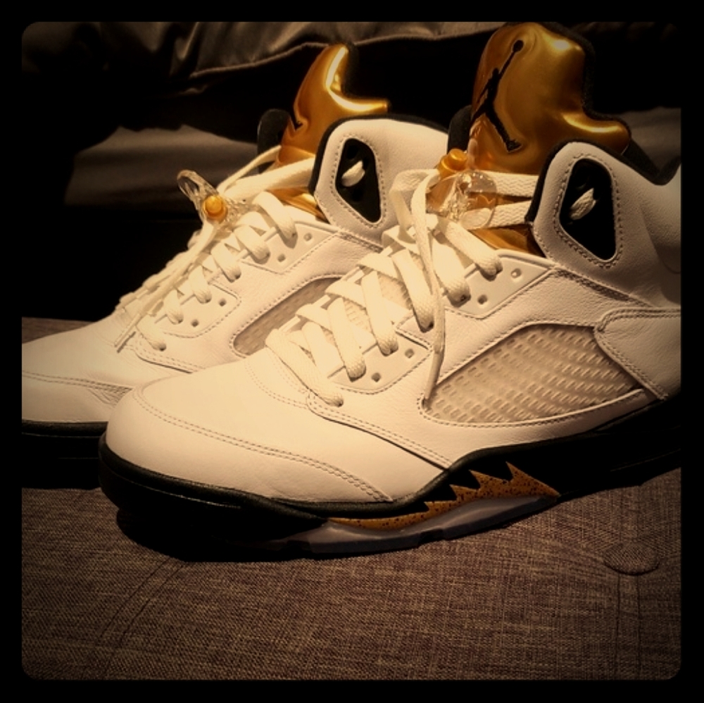 Jordan 5s Retro Olympic Gold